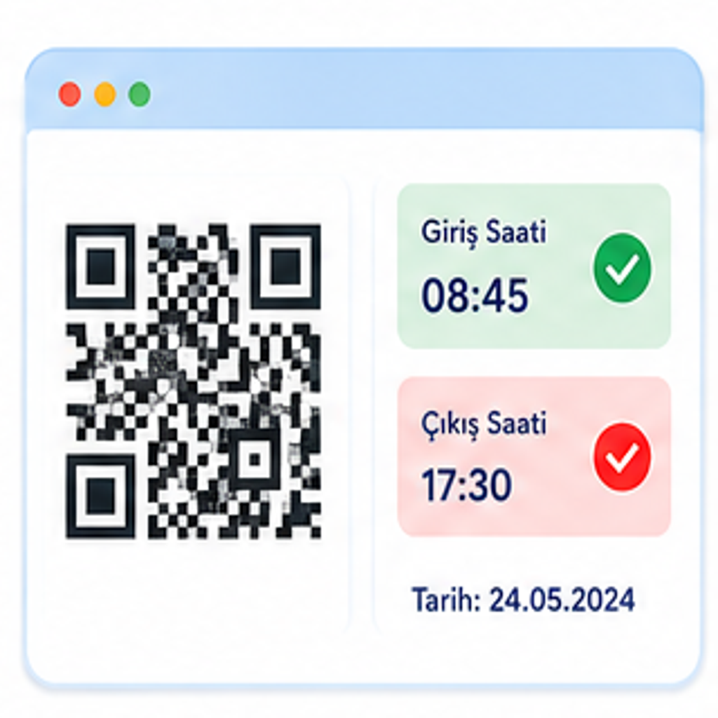 QR Kodlu Mesai Yönetimi